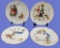 (4) Norman Rockwell Limited Edition Plates by