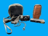 (2) Vintage Cameras with Cases
