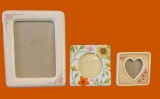 Assorted Ceramic Picture Frames