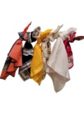 (6) Small Square Scarves