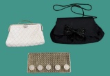 (3) Vintage Ladies Evening Handbags