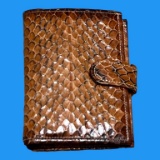 Vintage Baronet Cobra and Cowhide Wallet