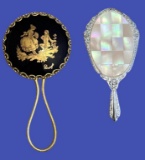 (2) Vanity Hand Mirrors, Including Limoges