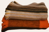 (2) Sarape/Shawls 100% Wool “Tequenduma” Made in