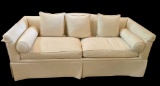 White Upholstered Sofa--Baker Manufacturing