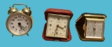 (3) Vintage Clocks, Including (2) Pop Up Clocks