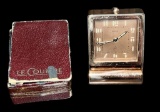 Vintage Swiss Le Couture Folding Clock