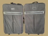 (2) Matching Large Verdi Suitcases