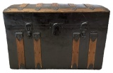 Antique Dome Top Trunk: 28” x 16” x 19” High