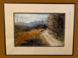 Framed & Double Matted Pastel 