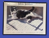 Framed Julia Jordan “Kitty Cakes” Poster-24” x