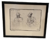 Framed Honore Daumier “Les Gens De Justice”