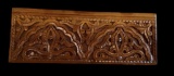 Carved Wooden Panel--Probably from UAE--16” x 6”