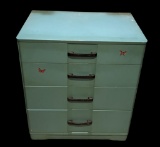 Painted 4-Drawer Chest - 30” x 20”, 34 1/2” H