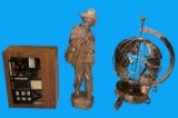 (2) Wooden Decorative Accessories and Berkeley
