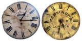 (2) Decorative Wall Clocks