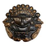 Incan Copper and Bronze Hanging Wall Decoration