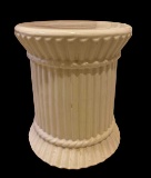 Ceramic Pedestal Stool - 14” D, 16 1/2” H