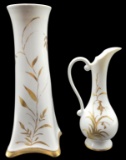 Handpainted Porcelain Vase & Ewer
