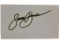 Sam Bass Autograph on 7 ½ x 4 ½ White Stock –