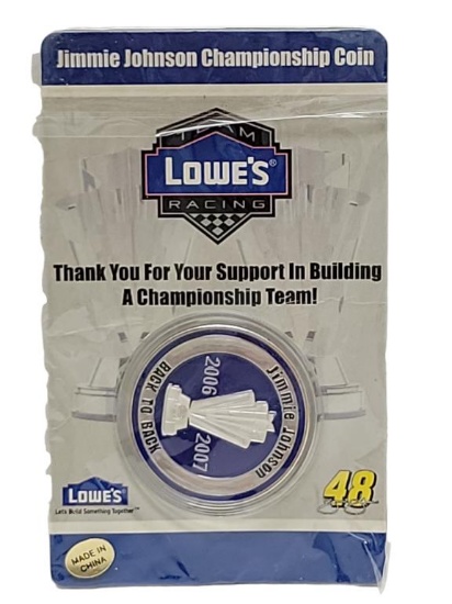 !cons Jimmie Johnson Championship Coin – Team