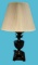 Metal Pineapple Lamp, Marked BV-22” To top of