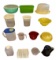 Assorted Plastic Kitchen Storage Containers, etc.