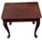 Queen Anne Cherry Finish Side Table by The B