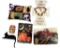 Assorted Fall Decor and Cutting Board