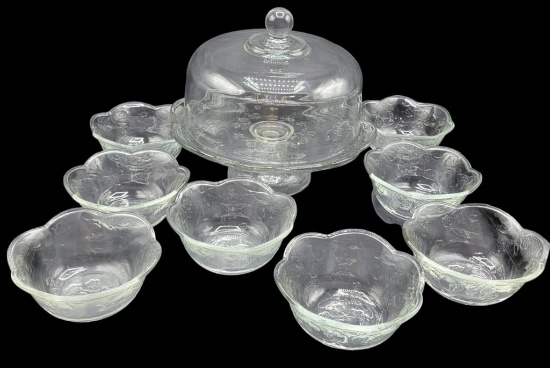 "Savannah Clear" by Anchor Hocking Glass Dome