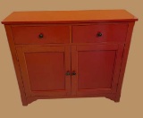 Painted Cabinet--Long Drawer over (2) Doors--