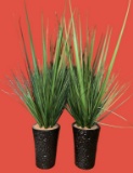 (2) Matching Decorative Plants-31” Tall