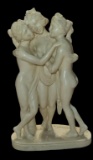 Alabaster Three Graces Classic Figure Made in