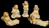 (5) Granny Angel Figurines