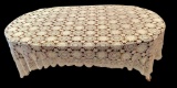 Crocheted Rectangular Table Cloth--66