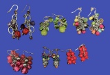 (6) Pairs of Fashion Earrings for Pierced Ears
