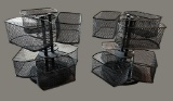 (2) Spinning Desk Carousels