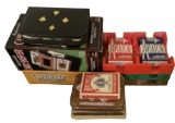 Assorted Playing Cards, Holders, etc
