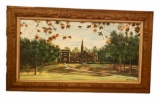 Framed and Signed Oil Painting—43” x 25” Framed