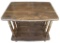 Wooden End Table—18” X 34” X 19 1/2 High