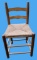 Child’s Ladder Back Chair With Rush Seat
