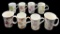 Assorted Floral Coffee Cups, Including Audubon,