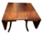 Mahogany Drop Leaf Dining Table With Removable