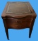 Vintage Mahogany Side Table on Castors, Dovetail