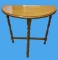 Demi-Lune Table with Turned Legs - 23 1/4