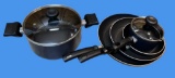 Assorted T-Fal Pots and Pans
