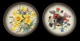 (2) Vintage WH Bossons Hand Painted Wall