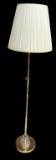 Brass and Crystal Floor Lamp—60.5” To Top of