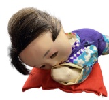 Vintage Japanese Baby Doll With Porcelain