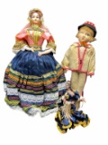 (3) Vintage Dolls (May Be Spanish)